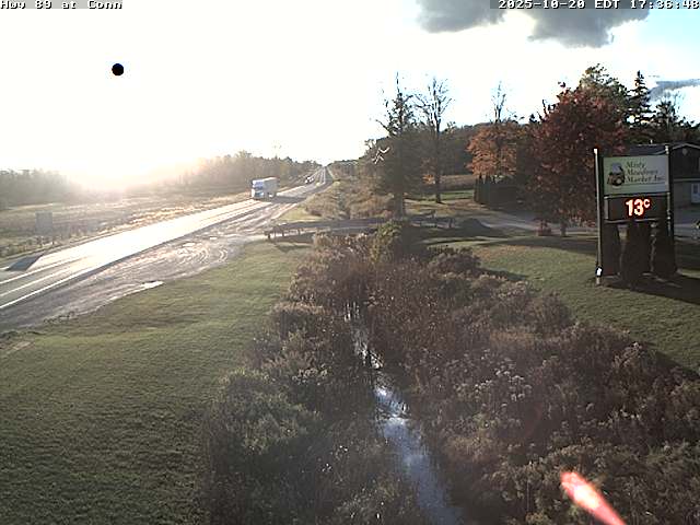 Highway 89 (Conn) Camera 2 (Looking West) (near Grey Road 14)