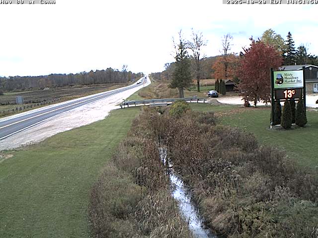 Highway 89 (Conn) Camera 2 (Looking West) (near Grey Road 14)