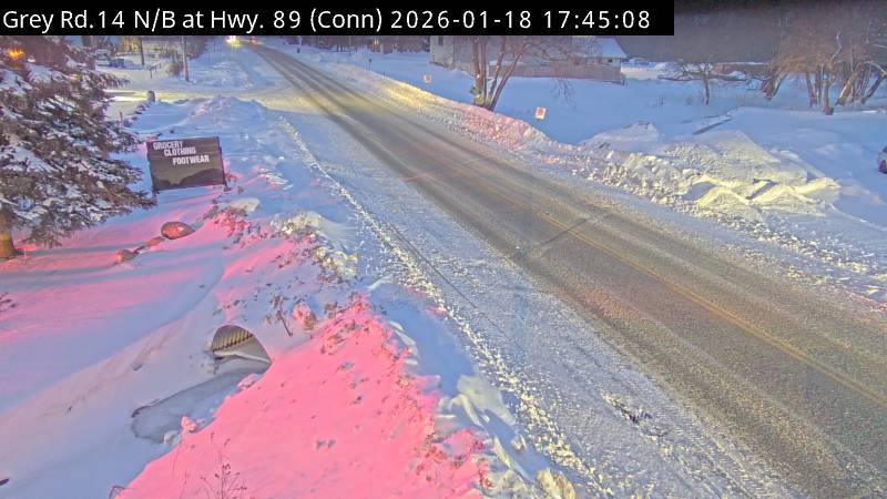 Grey Road 14 (Conn) Camera 1 (Looking North)