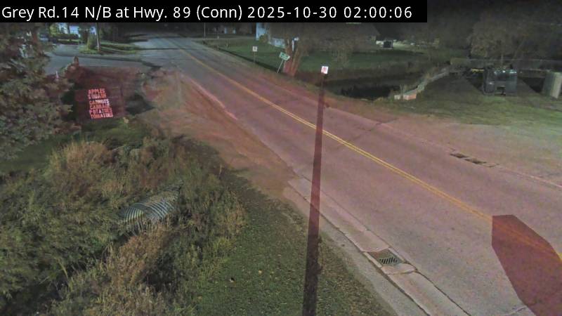 Grey Road 14 (Conn) Camera 1 (Looking North)