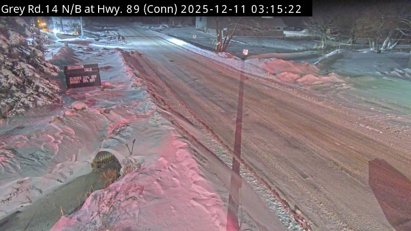 Grey Road 14 (Conn) Camera 1 (Looking North)