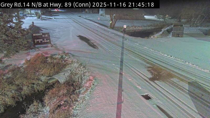 Grey Road 14 (Conn) Camera 1 (Looking North)