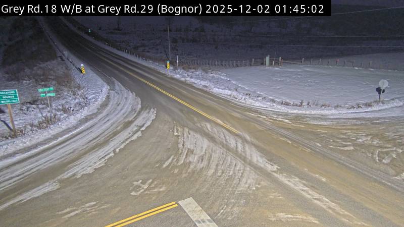 Grey Road 18 and Grey Road 29 (north of Bognor)