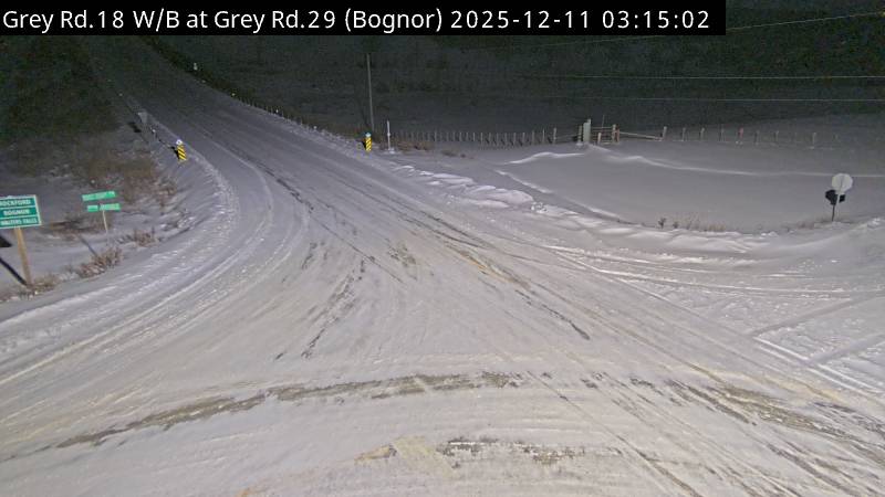 Grey Road 18 and Grey Road 29 (north of Bognor)
