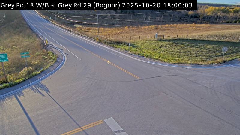 Grey Road 18 and Grey Road 29 (north of Bognor)