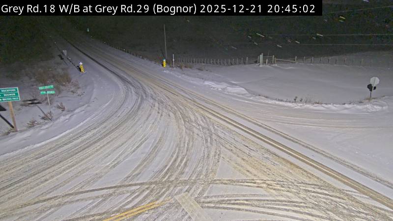 Grey Road 18 and Grey Road 29 (north of Bognor)