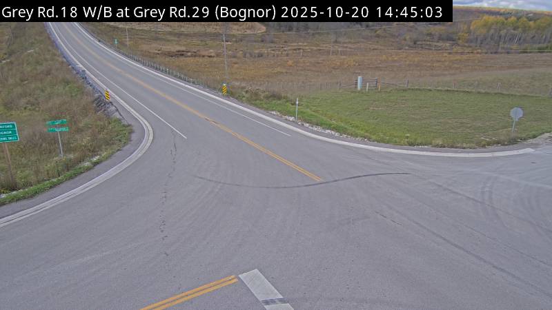 Grey Road 18 and Grey Road 29 (north of Bognor)