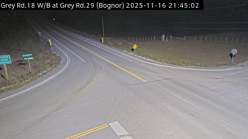 Grey Road 18 and Grey Road 29 (north of Bognor)