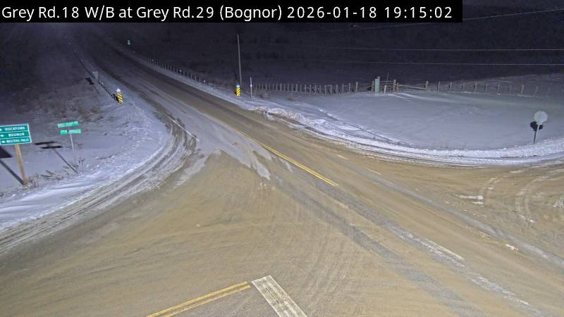 Grey Road 18 and Grey Road 29 (north of Bognor)