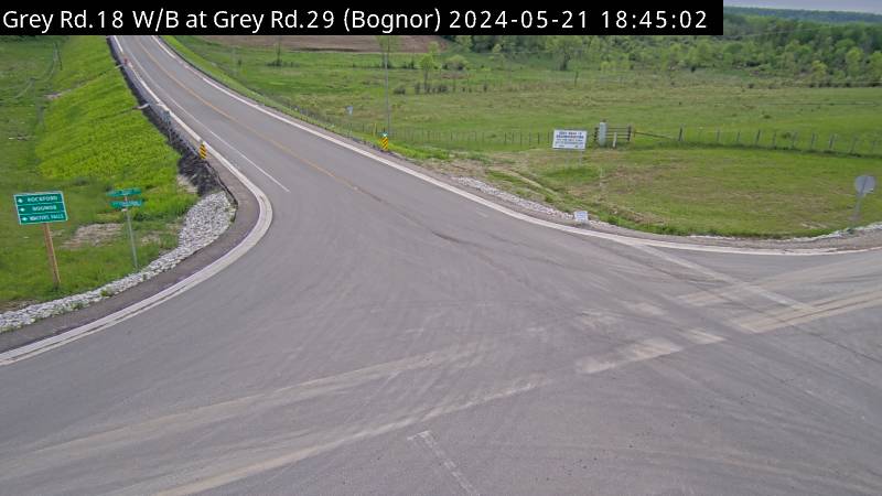 Grey Road 18 and Grey Road 29 (north of Bognor)