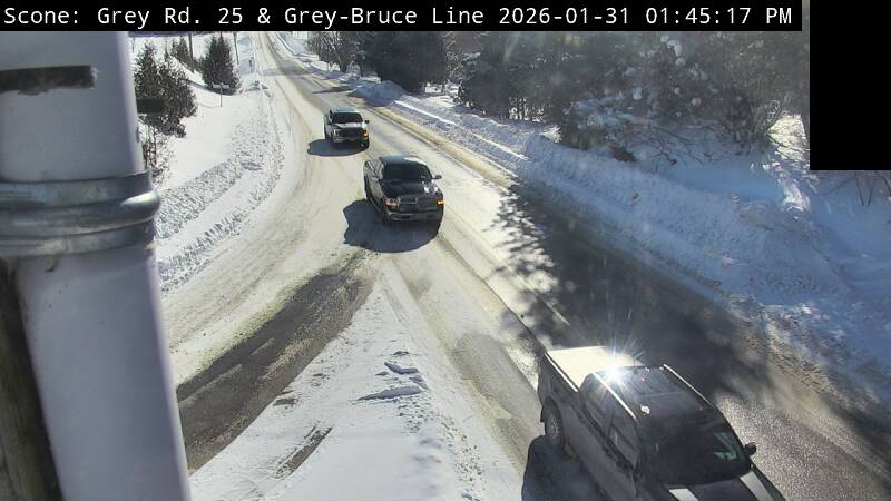 Grey Road 25 and Grey-Bruce Line / Bruce Road 10 (Scone)